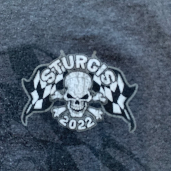 Sturgis Motorcycle Skulls T Shirt Men’s Medium 2022 - Picture 2 of 7